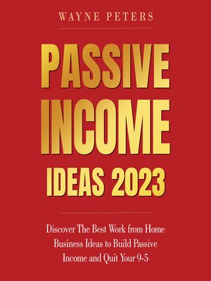 cover image of Passive Income Ideas 2023